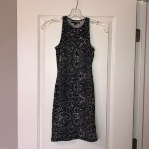 Black/White Patterned Dress